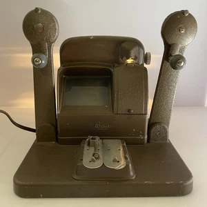 Baja Motion Pictures 8x16 Viewer and Splicer Model V-8 Brown Made in USA - Picture 1 of 15