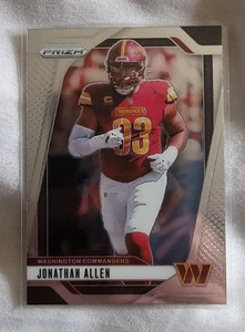 2024 Panini Prizm Silver Prizm #292 Jonathan Allen Commanders - Picture 1 of 2