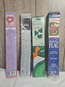FAHNEN: LOVE, 4TH, ST PATRICK'S DAY, HERBST, 25,5" x 38,0", Neu ohne Etikett, 4er Set FAHNEN - Bild 1 von 20
