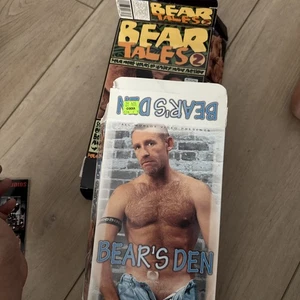 Vintage Lot x2 Bears Den Tales VHS BOX ONLY Gay Interest OOP HTF Cult Big Box - Picture 1 of 3