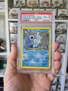 2002 Pokemon Legendary Collection Dark Blastoise #4/110 Holo PSA 8 - Picture 1 of 2