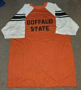 Vintage Buffalo State College Bengals Champion 1970s Durene Shirt XL Made in USA NY - Bild 1 von 6