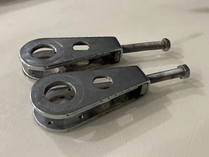 Honda 1982 Left Right Rear Wheel Chain Adjusters Set 2 Oem - Picture 1 of 3