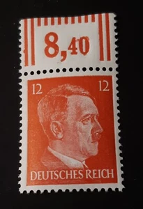One WWII Unused German Stamps ~ Red 12 Reichspfennig Pfenning stamps , WW2 Era - Picture 1 of 8