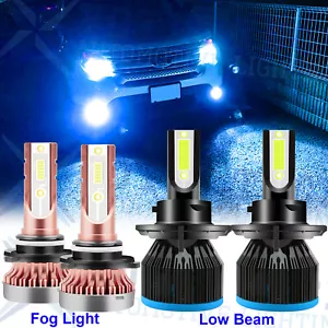 8000K LED Headlights Fog Light Bulbs For Ford Explorer 2006-10 Expedition 07-14 - Picture 1 of 4