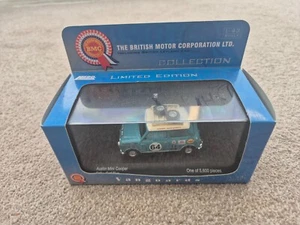1/43 CORGI VANGUARDS AUSTIN MINI COOPER RALLY SURF AZUL COCHE DE JUGUETE VA02514 - Imagen 1 de 4