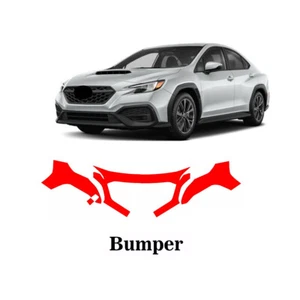 Precut PPF Paint Protection Film Front bumper 2022 2023 2024 For Subaru WRX - Picture 1 of 5
