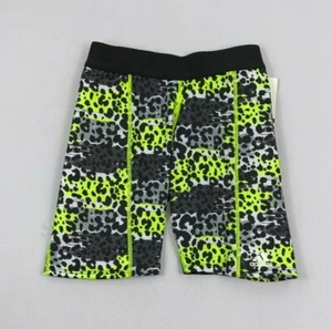 Girl's Youth Adidas Climalite Printed Slider Lightly Padded Tight Fit M Shorts - Picture 1 of 4