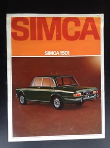 Publicité Simca 1501 BON ETAT  - Picture 1 of 2