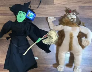 Wizard of Oz Wicked Witch & Cowardly Lion Nanco Plush Stuffed 18" Lot Set - Picture 1 of 1