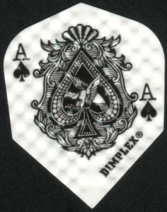 ACE OF SPADES Dimplex Dart Flights: 3 per set - Picture 1 of 4