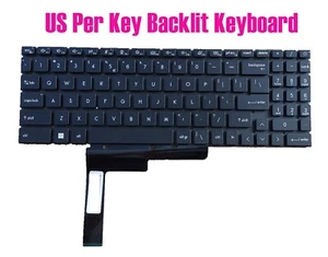 Teclado retroiluminado de EE. UU. para MSI CreatorPro Z16P B12UKST/Z16P B12UMST (MS-15G1) - Imagen 1 de 1