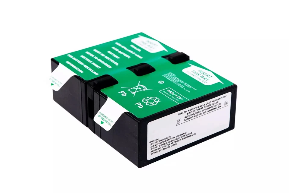 Batería de repuesto APCRBC124-PW compatible con cartucho de batería #124, BR1300G Foto 1 de 2