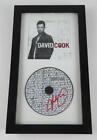 David Cook Signed Autographed Framed Display Matted Cd W/Cover