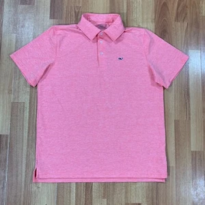 Vineyard Vines Sankaty Polo Shirt Boys Extra Large 18 OTG On The Go Whale - Picture 1 of 10