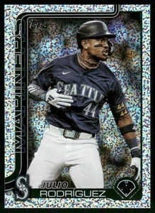2025 Topps Confetti Julio Rodríguez Seattle Mariners #266 - Foto 1 di 2