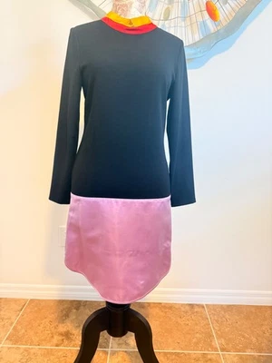 Vestido Cynthia Rowley Colorblock Talla 4 Pieza Única de Diseñador Foto 1 de 4
