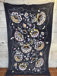 Vera Bradley Blanket Throw Floral Soft Fleece 50x80” RETIRED - Picture 1 of 6