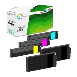 Tinta compatible 5Pk TCT 976Y para HP Pagewide Pro 552 577 - negra cian magenta Y - Imagen 1 de 6