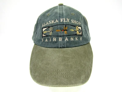 Sombrero Alaska Fly Shop Fairbanks con tirantes bordado pesca al aire libre papá nuevo con etiquetas Foto 1 de 4