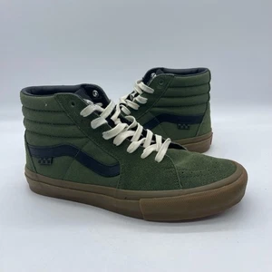 Vans Sk8-Hi VN0A5FCC17P Men's Size 9.5 Skate Shoes 500714 Green Gum Sneakers - Picture 1 of 10