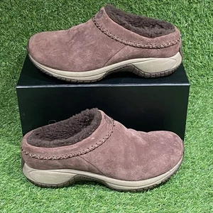 Merrell Encore Chill braune Wildleder-Clogs flauschig bequem/Damen US-Größe 7 - Bild 1 von 8