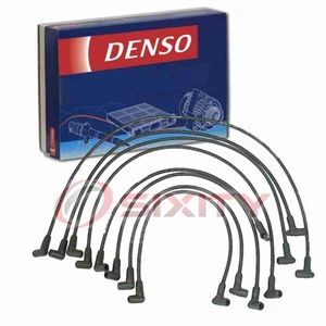 Denso Spark Plug Wire Set for 1977 Pontiac Parisienne 5.0L V8 Ignition Plugs nt - Picture 1 of 5