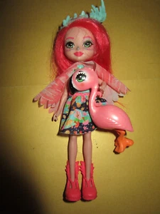 B1148) DOLCE VECCHIA BAMBOLA ENCHANTIMALS FANCY FLAMINGO E SWASH MATTEL 2018 - Foto 1 di 7