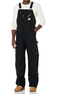 Carhartt Bib Overall Men's Loose Fit Bibs Firm Duck Men's 38wx30L - Picture 1 of 2
