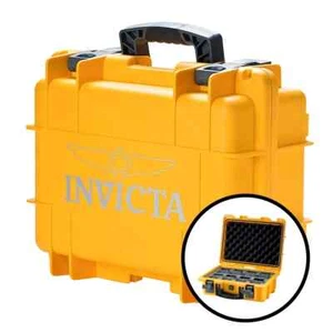 Invicta 8 Slot Tauchschlaguhrgehäuse, Uhrensammleretui gelb BOX (DC8YEL) - Bild 1 von 4