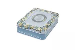 Floral Photo Album Tin Keepsake Momento Storage Sewing Box Christmas Gift Idea - Picture 1 of 4