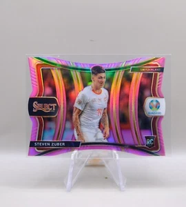 2020 Panini Select UEFA Euro Steven Zuber Mezzanino Die-Cut Pink Prizm /99 RC - Foto 1 di 3