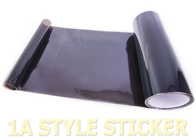 Rückleuchten Folie TIEF SCHWARZ Auto Scheinwerferfolie car 100cm x 30cm Folie  - Bild 1 von 3