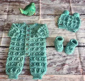 Hand Knitted Baby Sets/Reborn Doll - Picture 1 of 5