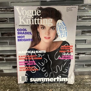 Vintage Vogue Knitting International Knitting Magazine Spring/Summer Issue 1988 - Picture 1 of 12