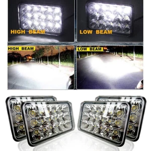 DOT 4x 4X6" INCH Sealed Hi/Lo LED Headlights For Freightliner Classic Semi Truck - Picture 1 of 19