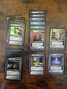 Star Trek CCG 1e bundle: Emissary/Traveller, Data Laughing, SDII, OTSD, Second A - Picture 1 of 1