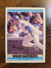 1992 Donruss #38 Doug Dascenzo - Chicago Cubs - MLB - No Dot "."