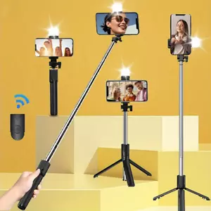 Wireless remote control selfie stick portable tripod mobile phone fill light - Picture 1 of 12