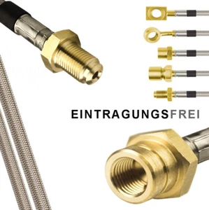 Für Subaru Forester (SG) 2.0 S Turbo AWD 177PS Stahlflex Bremsschläuche - Bild 1 von 3