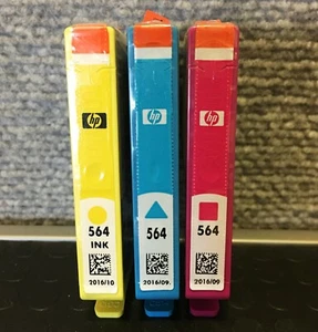 CARTUCHOS DE TINTA HP 564 - CIAN-MAGENTA-AMARILLO - NUEVOS GENUINOS - Imagen 1 de 3