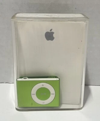 Apple iPod Shuffle 2nd Generation (A1204) 1GB Green MP3 Player in Box READ - Image 1 of 4