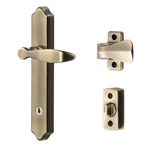 Ideal Security 1216 Surface Mount Storm Door Handle with Lock and Key for 1 – 1 - Picture 1 of 7