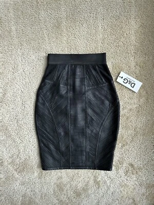 Кожаная юбка Dolce Gabbana 38 - Изображение 1 из 4