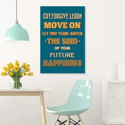 Wall26 arte de parede impressão em tela palavras inspiradoras pintura arte decoração de choro - Imagem 1 de 4