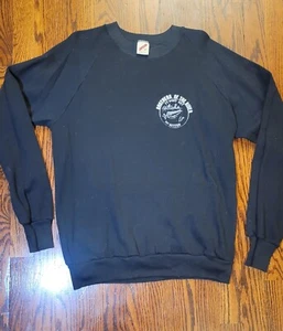 Vintage 90s Jerzees Crew Neck. "Brother's Of The River" Made In USA Size Large - Picture 1 of 7