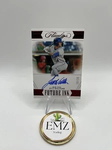 2023 Panini Flawless Baseball Jett Williams Future Ink Ruby /20 Mets - Bild 1 von 2