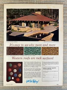 Western Dächer Schindeln Asphaltdach Industrie Los Altos 1967 Vintage Print Ad - Bild 1 von 1