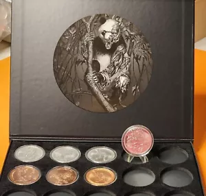 2024 Zombucks World Silver 1 oz Rounds & Copper rounds with Stunning case!!! - Picture 1 of 9