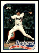 1989 Topps Tiffany John Tudor Los Angeles Dodgers #35